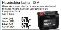 Harald Nyborg Havetraktor batteri 12 V tilbud