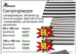 Harald Nyborg Campingtæppe tilbud
