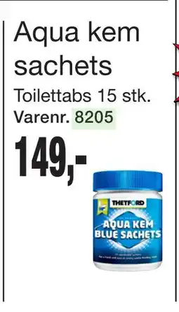 Harald Nyborg Aqua kem sachets tilbud