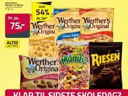 Fleggaard Storck Riesen, Werther’s el. Mamba tilbud