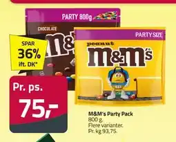 Fleggaard M&M’s Party Pack tilbud