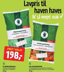 jem & fix PLÆNEGØDNING ELLER HELÅRSGØDNING tilbud
