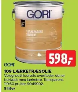 jem & fix GORI 109 LÆRKETRÆSOLIE tilbud
