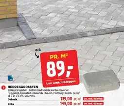 jem & fix HERREGÅRDSSTEN tilbud