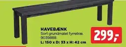 jem & fix HAVEBÆNK tilbud