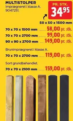 jem & fix MULTISTOLPER tilbud
