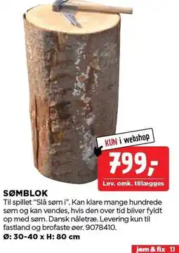 jem & fix SØMBLOK tilbud