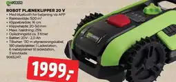 jem & fix ROBOT PLÆNEKLIPPER 20 V tilbud