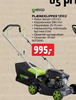 jem & fix PLÆNEKLIPPER 131CC tilbud