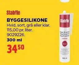 jem & fix BYGGESILIKONE tilbud