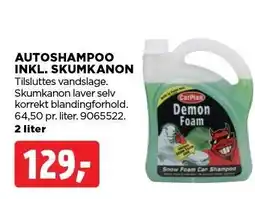 jem & fix AUTOSHAMPOO INKL. SKUMKANON tilbud