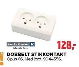 jem & fix DOBBELT STIKKONTAKT tilbud