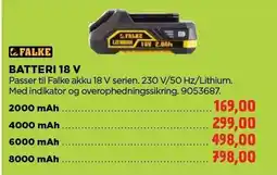 jem & fix BATTERI 18 V tilbud