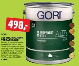 jem & fix 303 TRANSPARENT TERRASSEOLIE tilbud