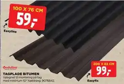 jem & fix TAGPLADE BITUMEN tilbud