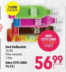 Citti Små Vodkashot tilbud