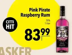 Citti Pink Pirate Raspberry Rum tilbud