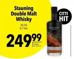 Citti Stauning Double Malt Whisky tilbud