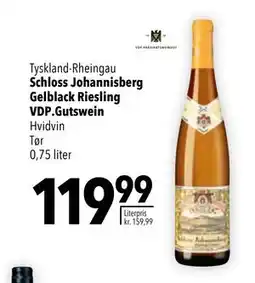 Citti Schloss Johannisberg Gelblack Riesling VDP.Gutswein tilbud