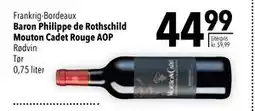 Citti Baron Philippe de Rothschild Mouton Cadet Rouge AOP tilbud