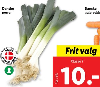 Lidl Danske Porrer tilbud