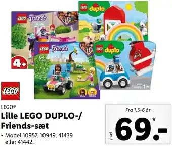 Lille Lego Duplo-/Friends-Sæt