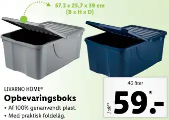 Lidl Opbevaringsboks 40 Liter tilbud