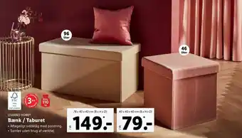 Lidl Bænk/Taburet tilbud