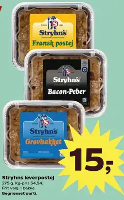 Kvickly STRYHN'S Leverpostej tilbud
