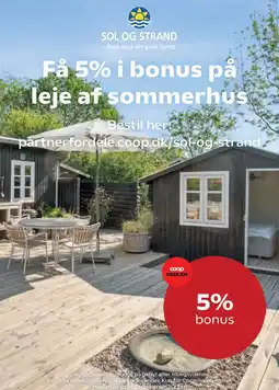 Kvickly Få 5% i bonus på leje af sommerhus tilbud