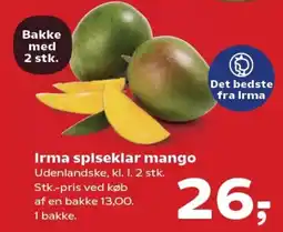 Kvickly Irma spiseklar mango tilbud