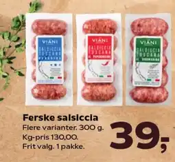 Kvickly Ferske salsiccia tilbud
