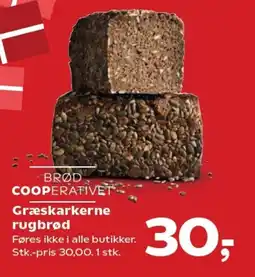 Kvickly Græskarkerne rugbrød tilbud