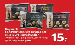 Kvickly Bagværk håndværkere, skagenslapper eller multikernestykker tilbud