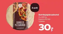 Kvickly Surdejspizzabund tilbud