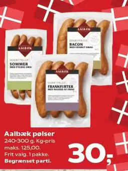 Kvickly AALBEK Pølser tilbud