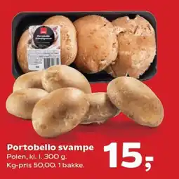Kvickly Portobello svampe tilbud