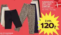 Kvickly Cykelshorts eller capri leggings tilbud