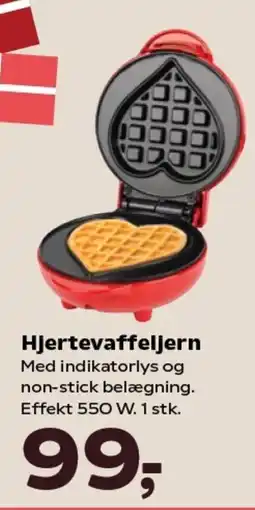 Kvickly Hjertevaffeljern tilbud