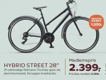 SuperBrugsen Hybrid street 28" tilbud