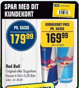 Otto Duborg Red Bull 24 x 0,25 liter tilbud