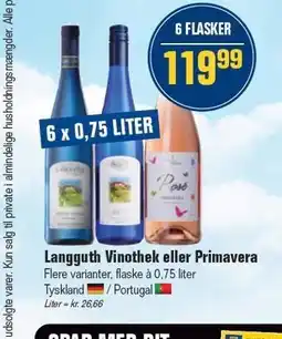 Otto Duborg Langguth Vinothek 6 x 0,75 l tilbud
