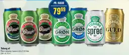 Otto Duborg Tuborg øl 24 x 0,33 liter tilbud