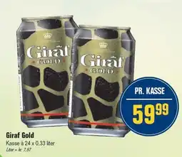 Otto Duborg Giraf Gold 24 x 0,33 liter tilbud