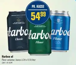 Otto Duborg Harboe øl 24 x 0,33 liter tilbud