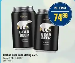 Otto Duborg Harboe Bear Beer Strong 7,7 % - 24 x 0,33 liter tilbud