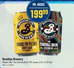 Otto Duborg Brooklyn Brewery 24 x 0,33 liter tilbud