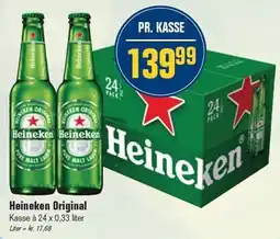 Otto Duborg Heineken Original 24 x 0,33 liter tilbud