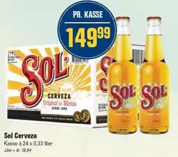 Otto Duborg Sol Cerveza 24 x 0,33 liter tilbud