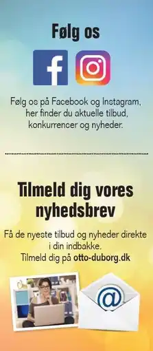 Otto Duborg TILMELD DIG VORES NYHEDSBREV tilbud